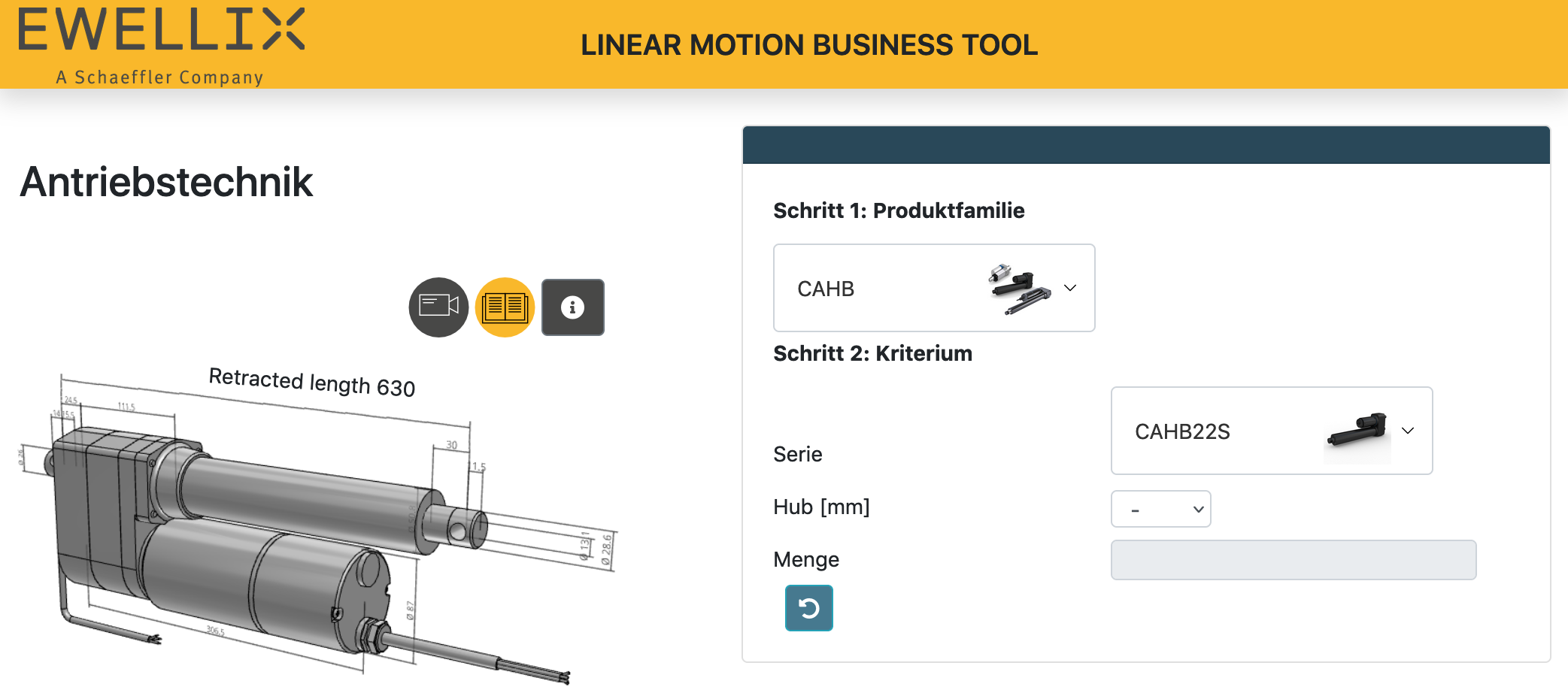 Ewellix LINEAR MOTION BUSINESS TOOL