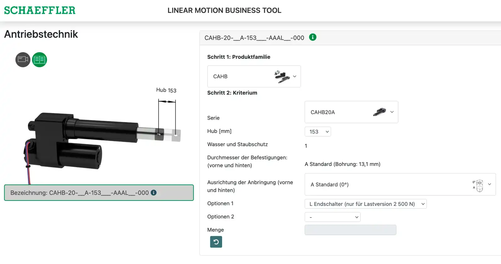 LINEAR MOTION BUSINESS TOOL