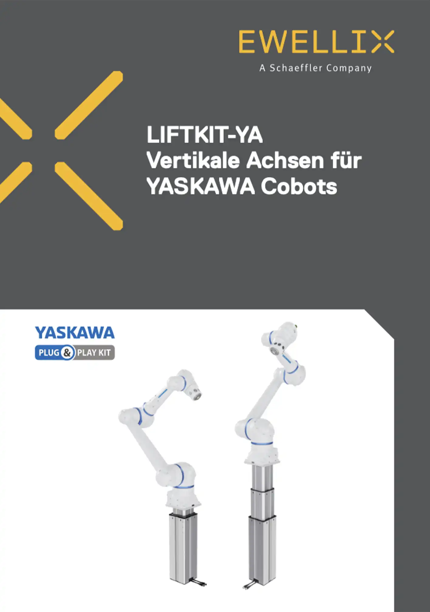 LIFTKIT-YA Vertikale Achsen für YASKAWA Cobots
